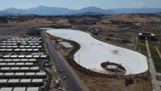 EXPO 2023 Alanında Bulunan Kristal Lagüne İlk Su Verildi