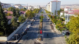 Büyükşehir Kartalkaya Caddesi’ni Yeniledi
