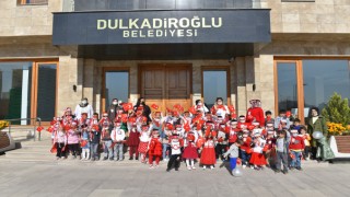 Dulkadiroğlu Kamu Külliyesinde Öğrencilerin Cumhuriyet Bayramı Heyecanı