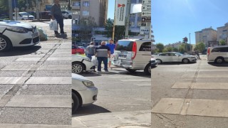 Kahramanmaraş Trabzon Caddesinde Maddi Hasarlı Kaza