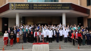 Sanko Üniversitesi Hastanesi'nde 29 Ekim Cumhuriyet Bayramı Çoşkuyla Kutlandı