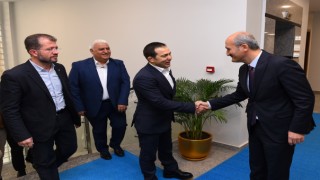 Eroğlu'ndan Başkan Okaya Ziyaret