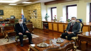 Kahramanmaraş Milletvekili Sefer Aycan Üniversitemiz Rektörü Prof. Dr. Niyazi Can’ı Ziyaret Etti
