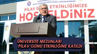 Üniversite Mezunları Pilav Günü Etkinliğine Katıldı