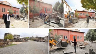 Tekirsin Mahallesi'nde Kilit Taşı Çalışmalarını Aralıksız Devam Ediyor