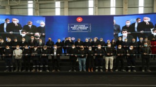 Batı Kipaş Kâğıt Fabrikasının Açılış Kurdelesini Cumhurbaşkanı Erdoğan Kesti