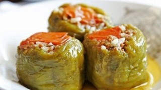 Etli Biber Dolması Hazırlanışı