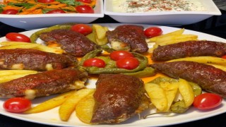 Fırında Poğaça Köfte Hazırlanışı