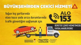 Kahramanmaraş'ta Yolda Kalan Vatandaşlara Ücretsiz Çekici Hizmeti