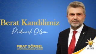 Başkan Görgel'in Berat Kandili Mesajı