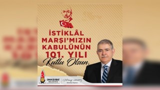 Başkan Mahçiçek’ten İstiklal Marşı’nın Kabulü ve Mehmet Akif Ersoy’u Anma Günü mesajı