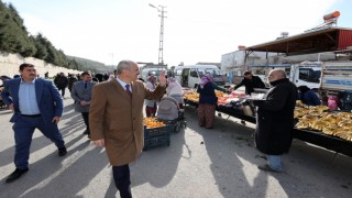 Başkan Okay’dan Semt Pazarı Ziyareti