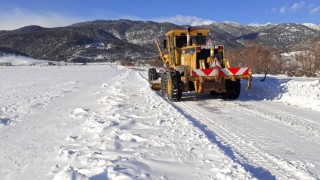 Kahramanmaraş Kırsalda Karla Mücadelesini Sürdürüyor