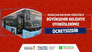 Bayramda Büyükşehir Otobüsleri Ücretsiz
