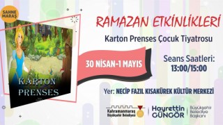 ‘Karton Prenses’ Minik İzleyicilerini Bekliyor