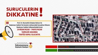 Sürücüler Alternatif Güzergâhlara Yönlendirildi