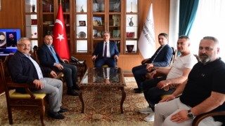 Başkan Güngör Judo Federasyonu Başkanı Huysuz’u Ağırladı