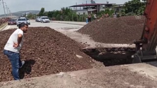 Göçük altında kalan işçi kurtarıldı