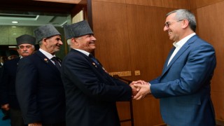 Kıbrıs Gazilerinden Başkan Güngör’e Teşekkür Ziyareti