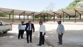 Dulkadiroğlu Belediyesi Dereköy Güreş Sahası’^nı Yeniledi