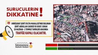Kahramanmaraş'ta Sürücülerin Dikkatine