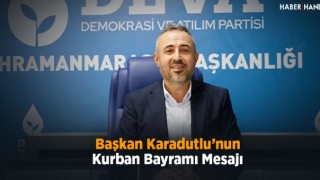 Başkan Karatutlu’nun Kurban Bayramı Mesajı