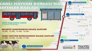 Canlı Hayvan Borsası’na Ücretsiz Ring Seferleri Başlıyor