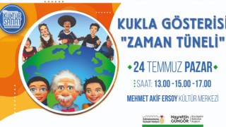 ‘Zaman Tüneli’ Kukla Gösterisi Çocuklarla Buluşacak
