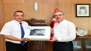 Başkan Güngör Kaymakam Okatan’ı Ağırladı