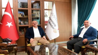 Türkoğlu Kaymakamı Hersanlıoğlu’ndan Başkan Güngör’e Veda Ziyareti