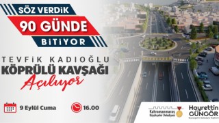 Tevfik Kadıoğlu Köprülü Kavşağı Açılıyor