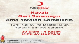Başkan Mahçiçek’ten Kızılay Haftası mesajı