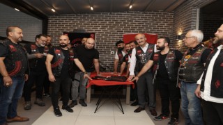 Başkan Okay Motorsiklet Tutkunlarıyla Bir Araya