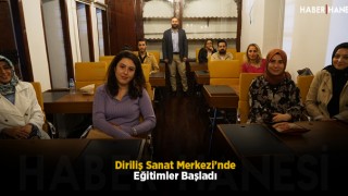 Diriliş Sanat Merkezi’nde Eğitimler Başladı