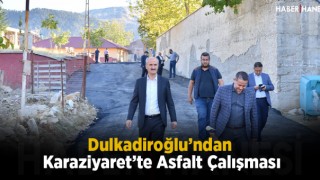 Dulkadiroğlu’ndan Karaziyaret’te Asfalt Çalışması