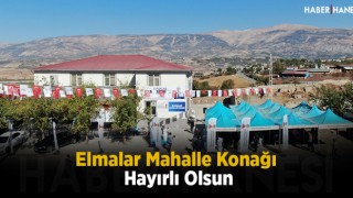 Elmalar Mahalle Konağı Hayırlı Olsun