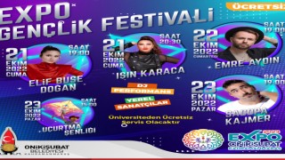 Kahramanmaraş, EXPO 2023 Gençlik Festivali ile Konsere Doyacak