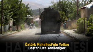 Öztürk Mahallesi’nin Yolları Baştan Uca Yenileniyor