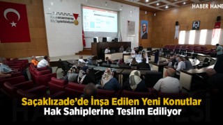 Saçaklızade’de İnşa Edilen Yeni Konutlar Hak Sahiplerine Teslim Ediliyor