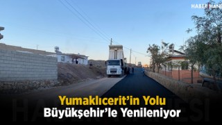 Yumaklıcerit’in Yolu Büyükşehir’le Yenileniyor