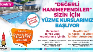 Onikişubat Belediyesi’nden Kadınlara Özel Yüzme Kursu