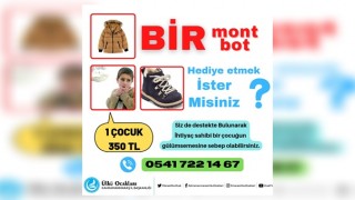 ‘Bir Bot, Bir Mont’ Kampanyası ile Yürekleri Isıttılar