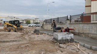 Dulkadiroğlu’nda Kilit Parke Çalışması