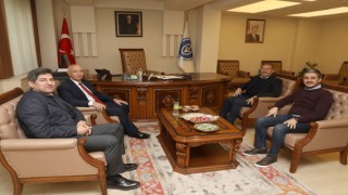 Kervan Ailesinden Rektör Bakan’a “Hayırlı Olsun” Ziyareti