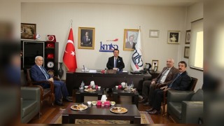 Rektör Yasım’dan KMTSO Başkanı Buluntu’ya “Hayırlı Olsun” Ziyareti