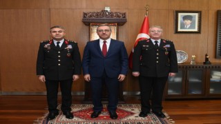 Başkan Güngör Jandarma Bölge Komutanını Ağırladı
