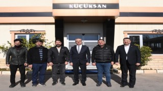 Başkan Güngör’den Küçüksan Metal’e Ziyaret