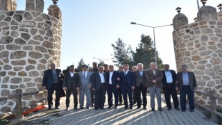 Eski Belediye Başkanları Osman Okumuş’un Misafiri Oldular