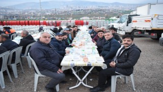 Başkan Mahçiçek, personeller ve aileleriyle iftar sofrasını paylaştı