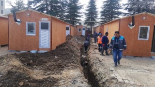 Geçici Barınma Alanlarının Altyapısı Büyükşehir’den